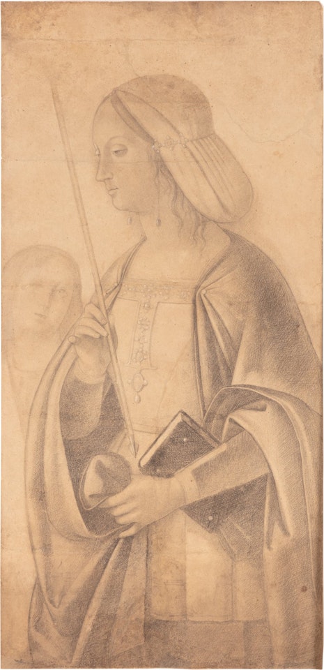 Sainte Ursule, copie d"après Antonio de Solario by Edgar Degas