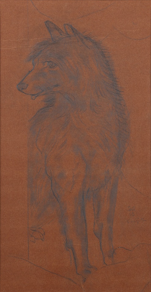 Composition au chien by Leonard Tsuguharu Foujita
