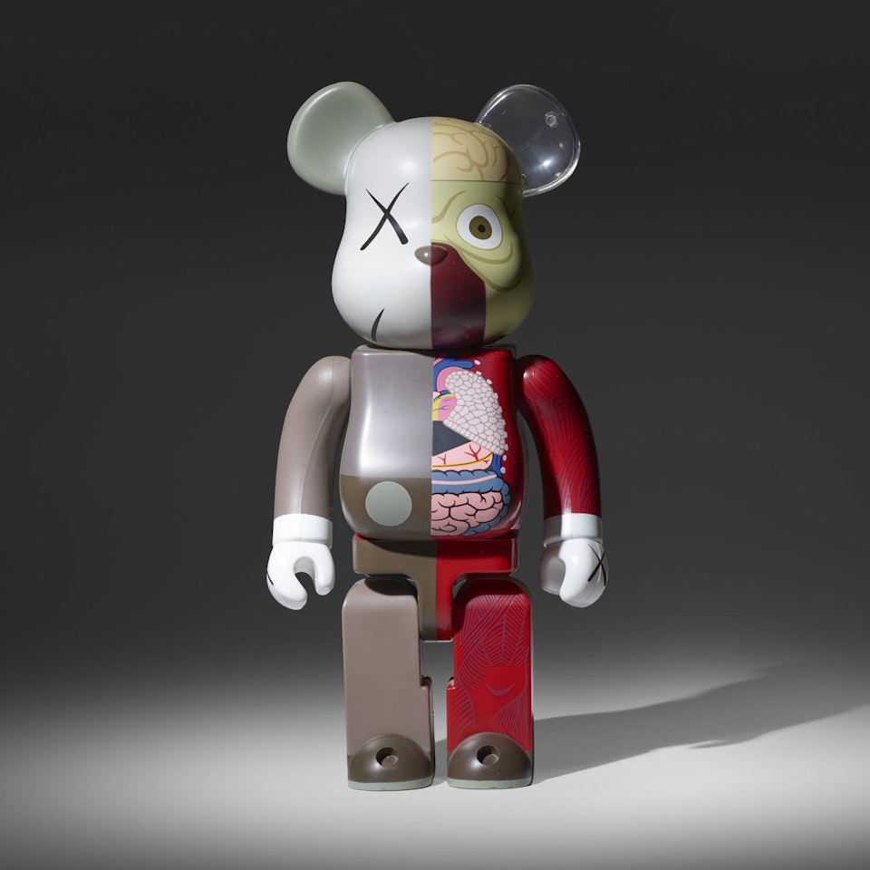 Be@rbrick Dissected Companion (Brown) 400% by Kaws