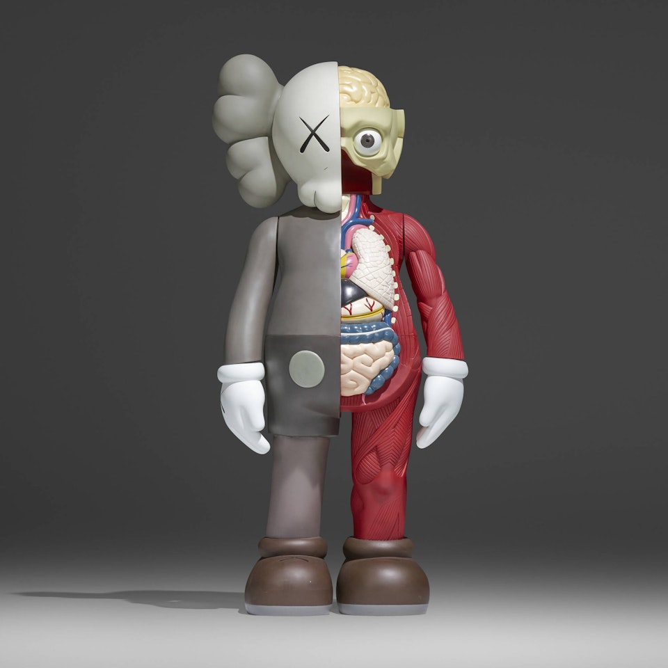 Four Foot Dissected Companion (Brown) by Kaws