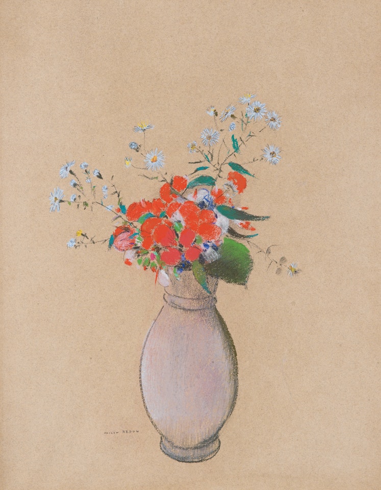 Vase de fleurs by Odilon Redon
