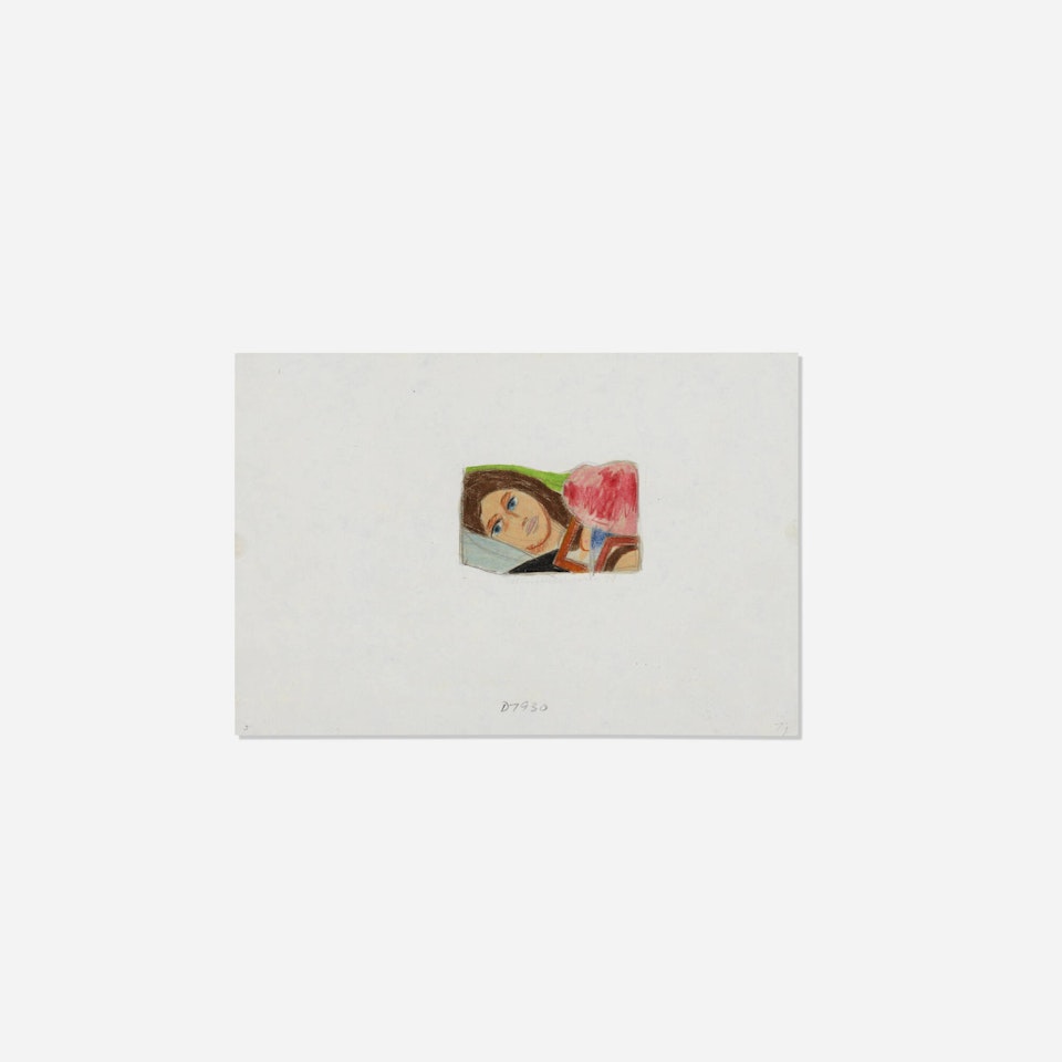 Bedroom Face Sketch by Tom Wesselmann