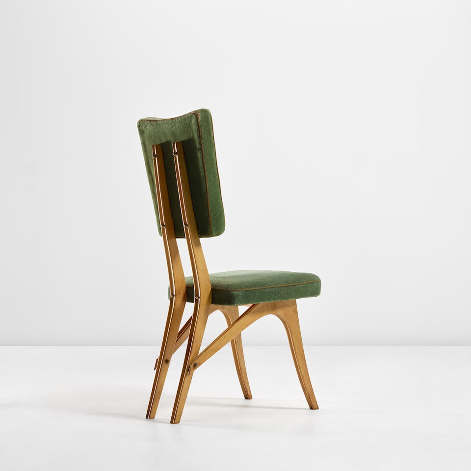 Rare chair, from Casa Colonna, Turin by Carlo Mollino