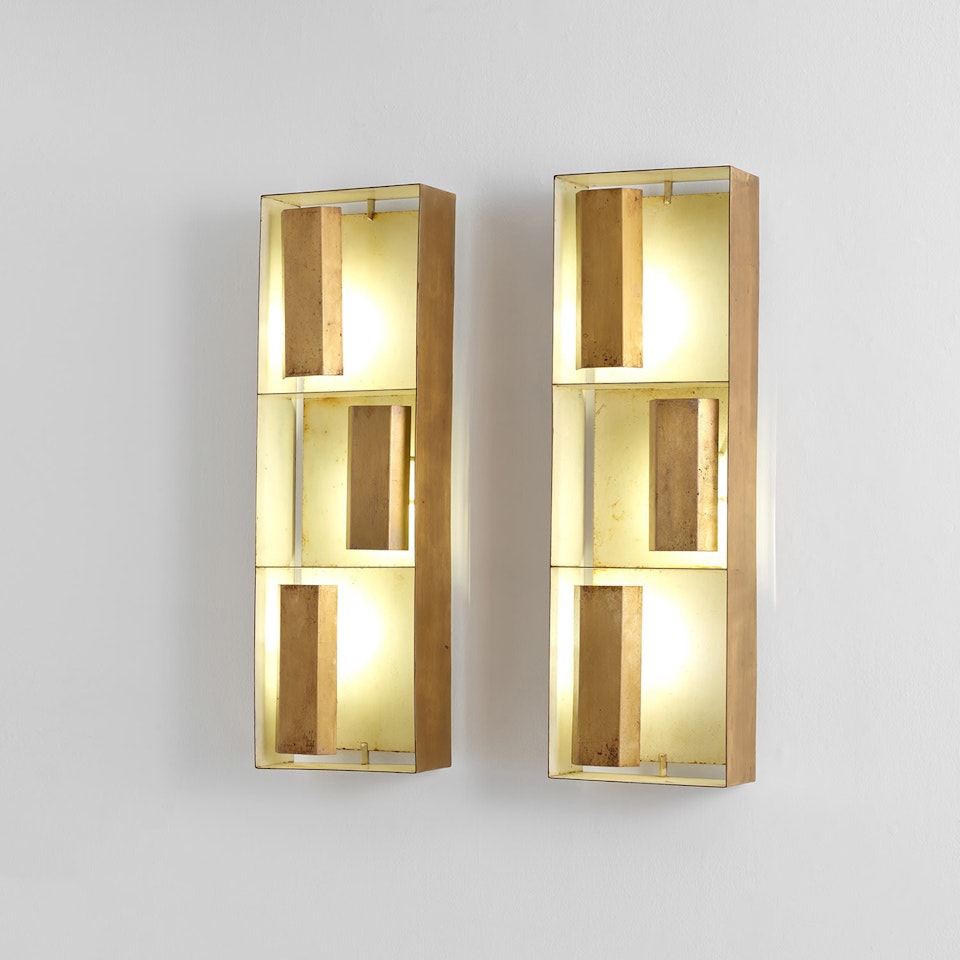 Pair of "Finestra" wall lights, model no. 12664 by Gio Ponti