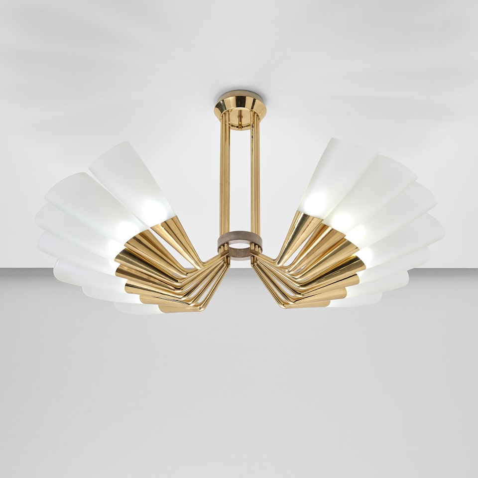 Rare chandelier by Max Ingrand