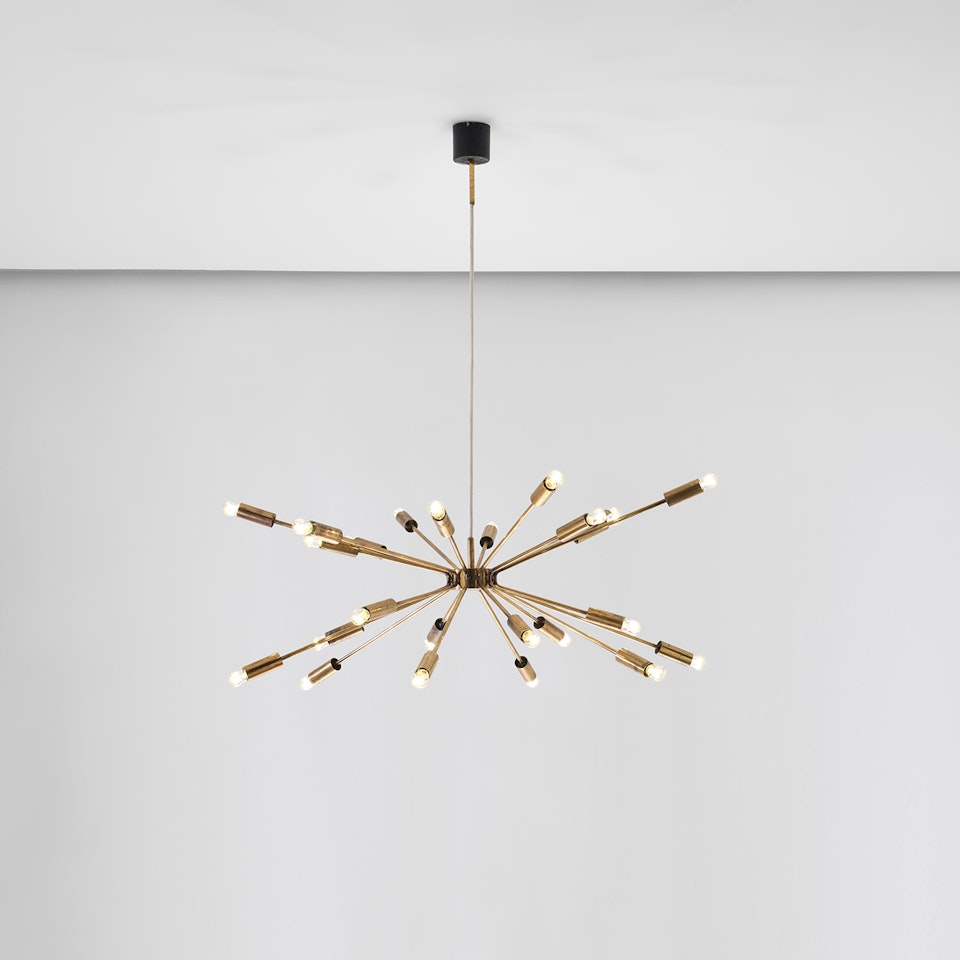 Early ceiling light, model no. 2003 by Gino Sarfatti