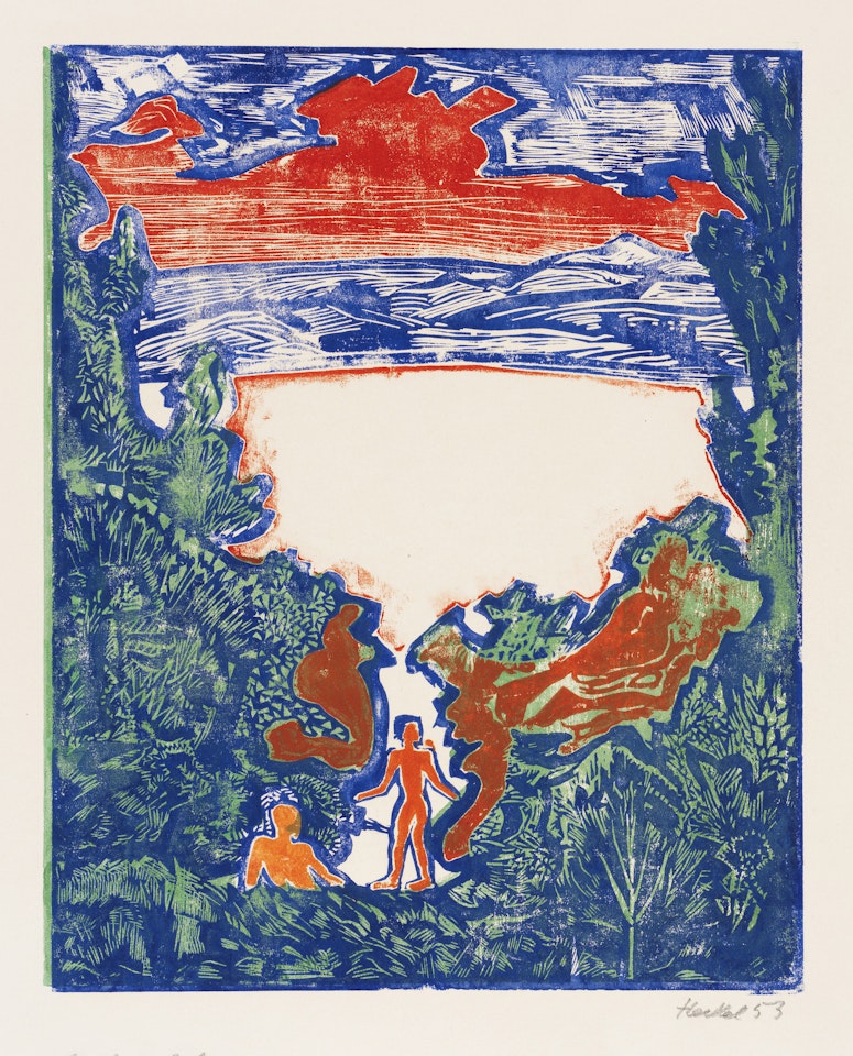 Am Seeufer by Erich Heckel