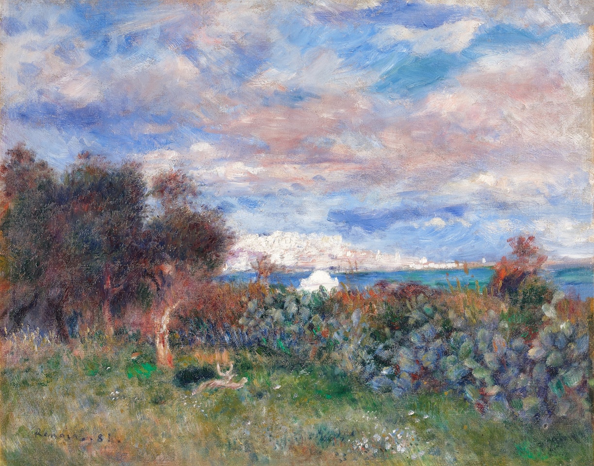 La Baie d"Alger by Pierre-Auguste Renoir