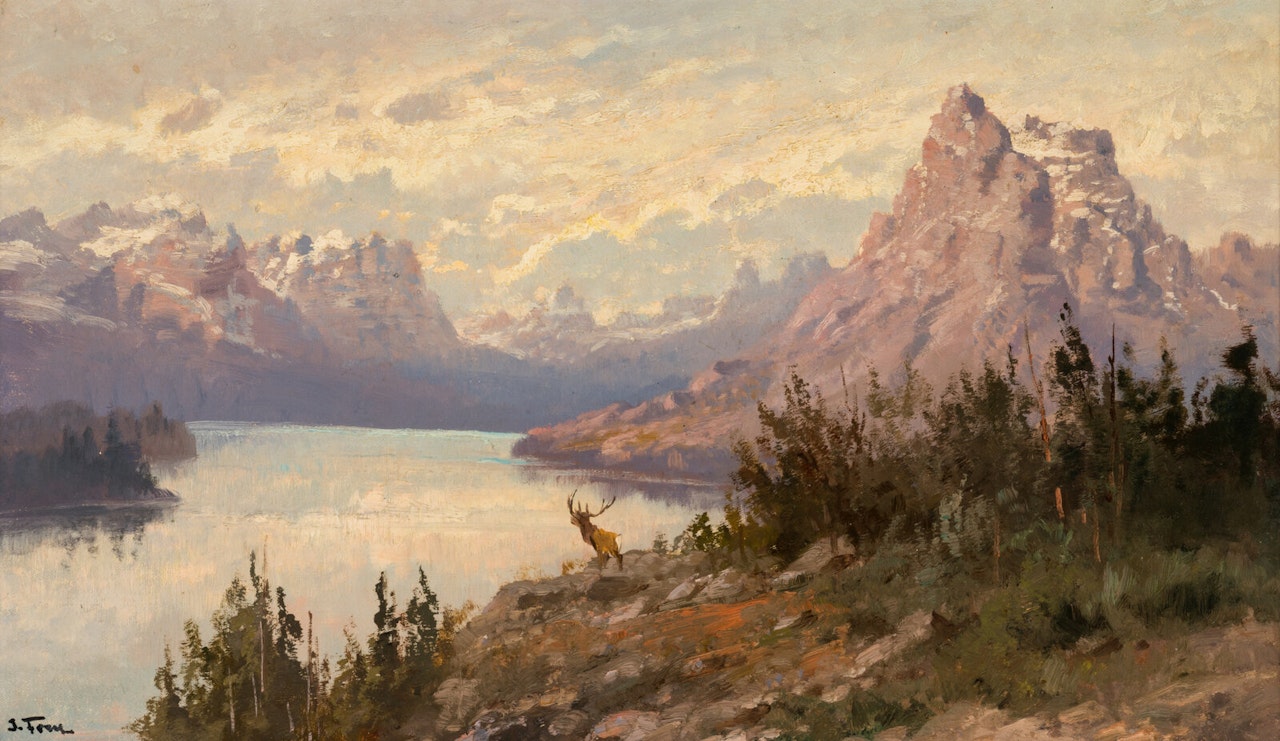 Lake St. Mary - Glacier Park by John Fery