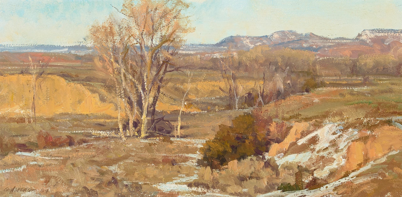 The Reservation in March by Clyde Aspevig