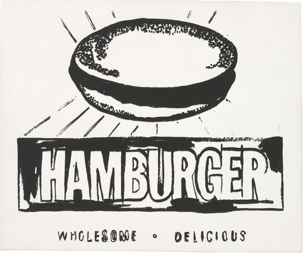 Hamburger by Andy Warhol