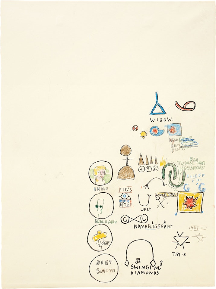 Swinging Diamonds by Jean-Michel Basquiat