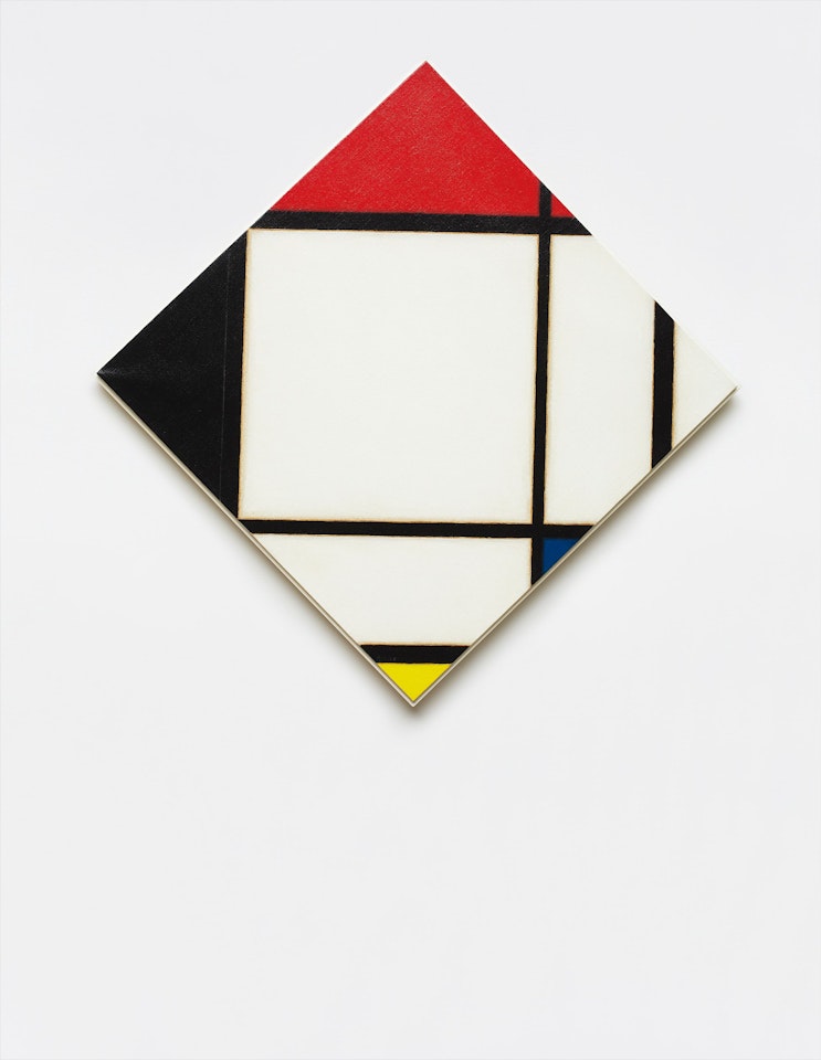 Piet Mondrian, "Lozenge Composition with Red, Blue, and Yellow," by Richard Pettibone