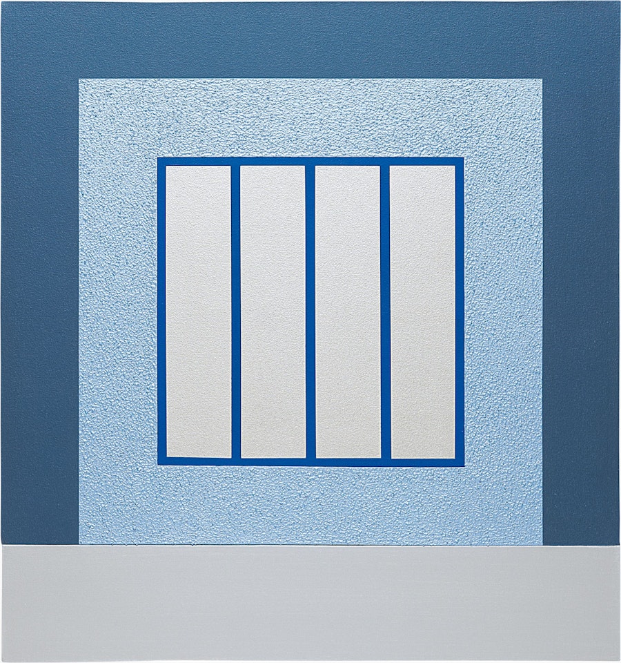 Blue Prison by Peter Halley
