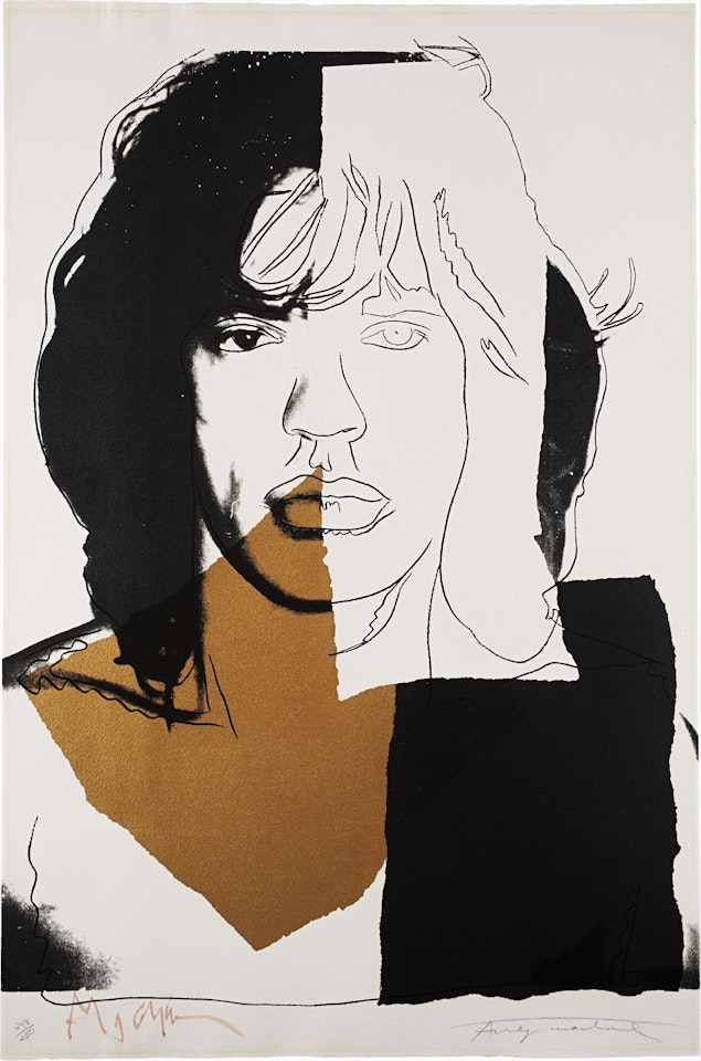 Mick Jagger by Andy Warhol