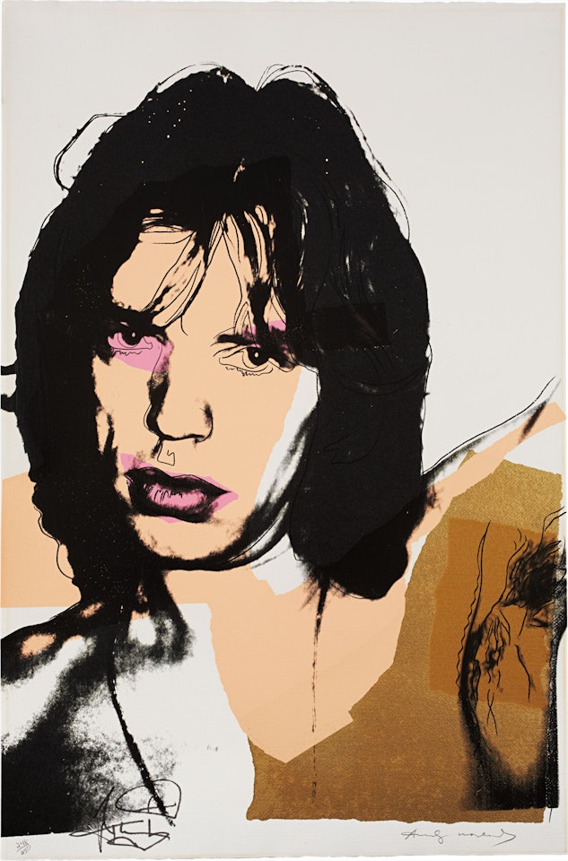 Mick Jagger by Andy Warhol