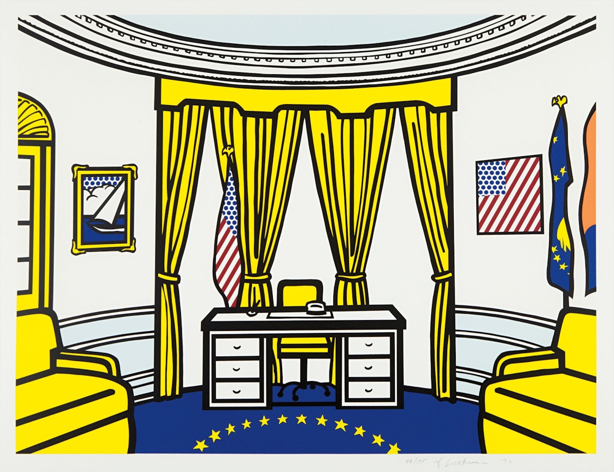 Oval Office by Roy Lichtenstein