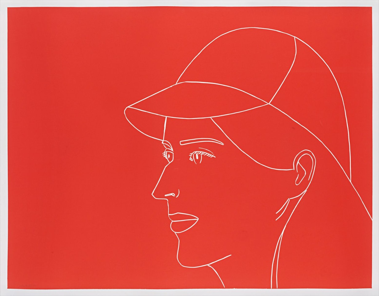Kym with Baseball Cap by Alex Katz