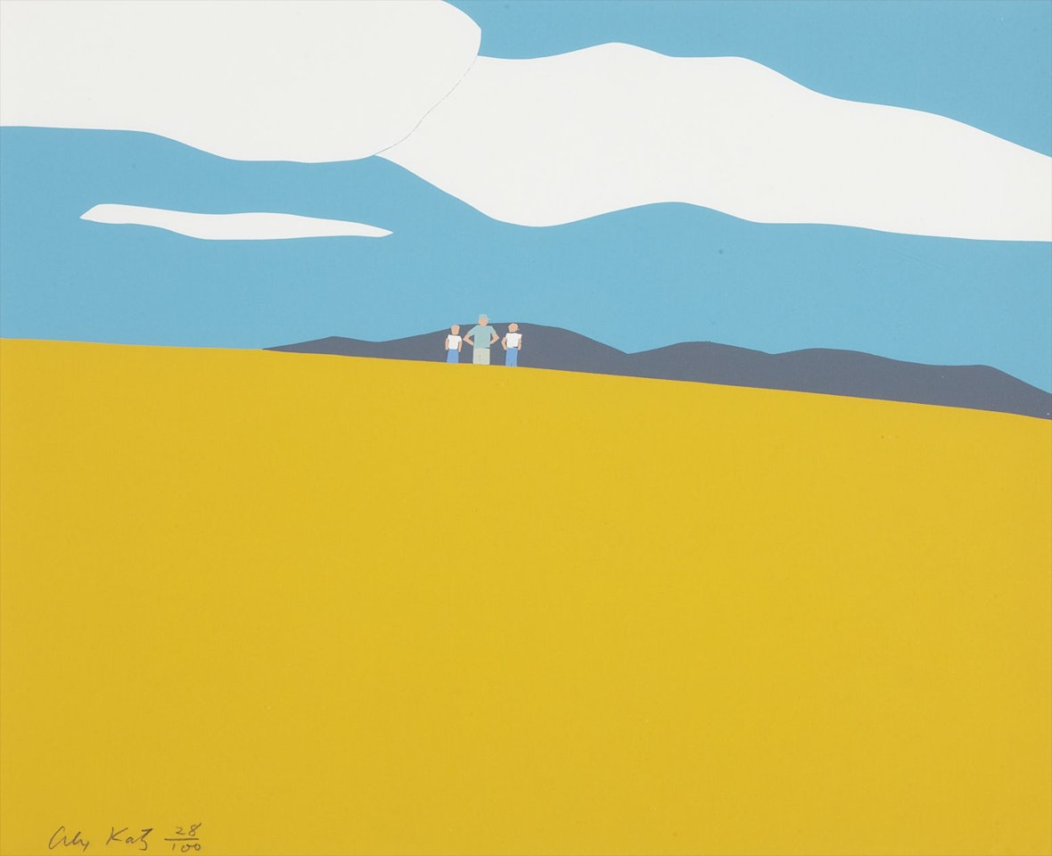 Blueberry Field by Alex Katz