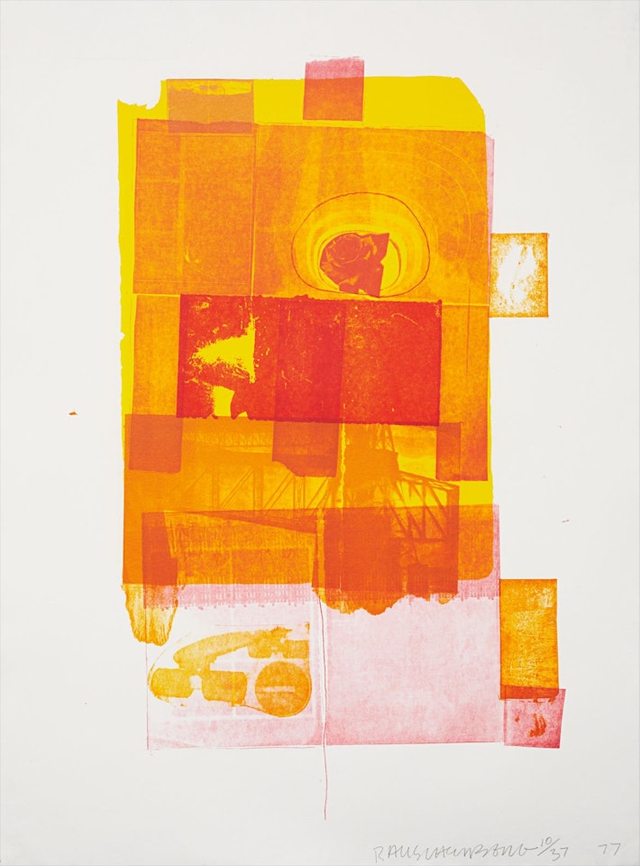 Romances (Pomegranate), from Romances series by Robert Rauschenberg