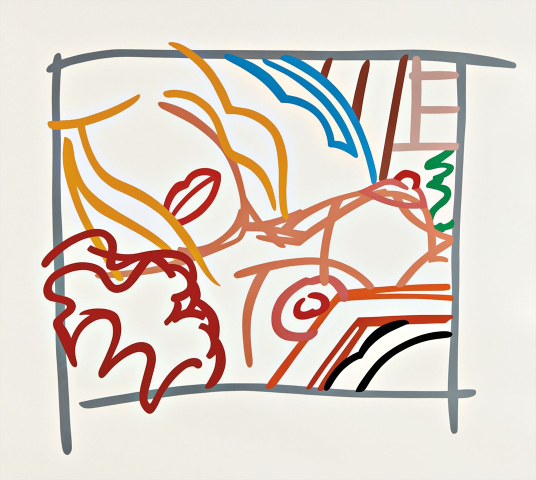 Bedroom Blonde Doodle with Photo by Tom Wesselmann