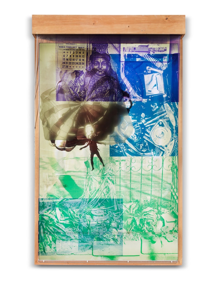 SLING-SHOTS LIT #3 From Sling-Shots Lit Series (Gemini G.E.L. 1175) by Robert Rauschenberg