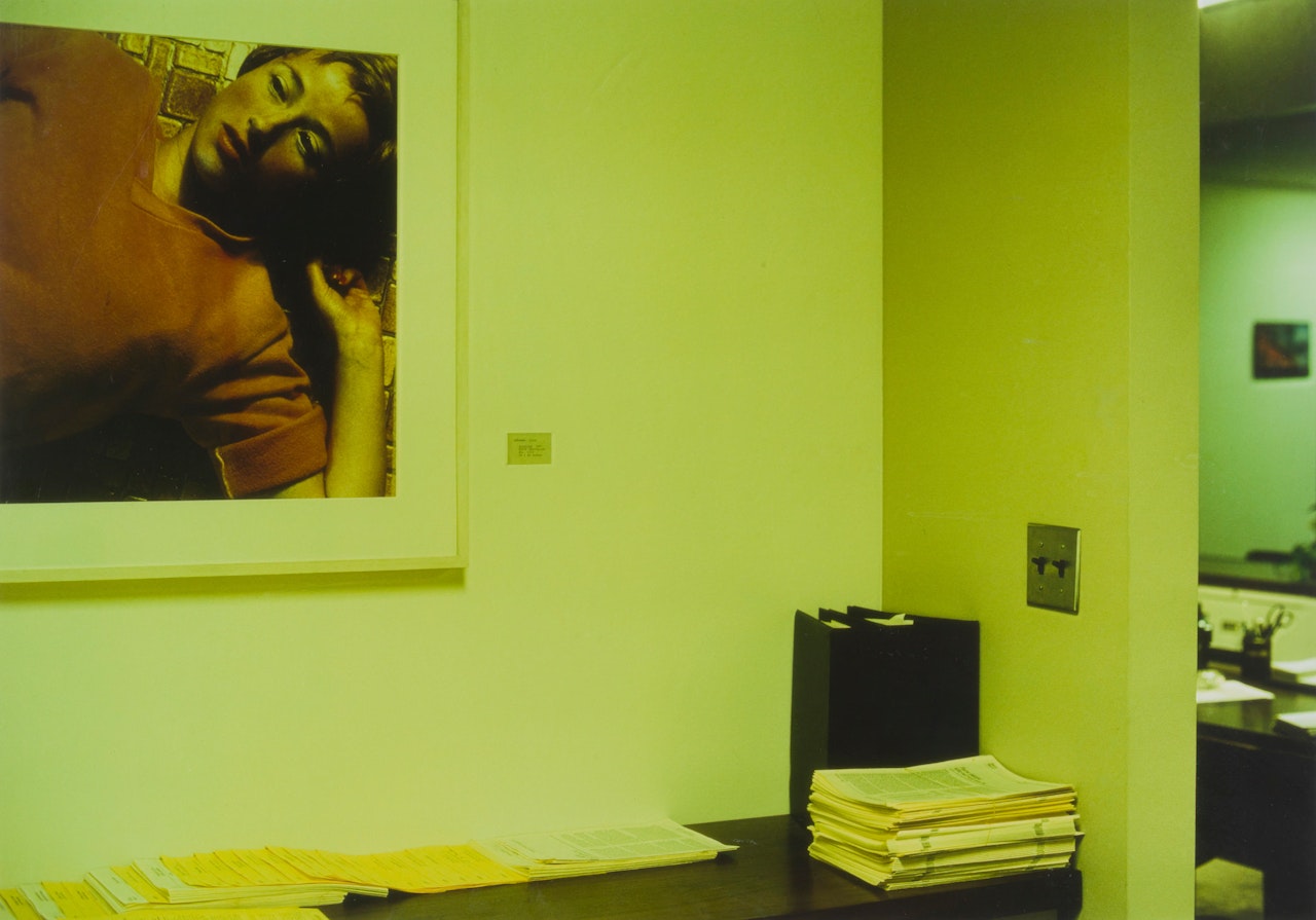 Arranged by Donald Marron, Susan Brundage, Cheryl Bishop at Paine Webber, Inc by Louise Lawler