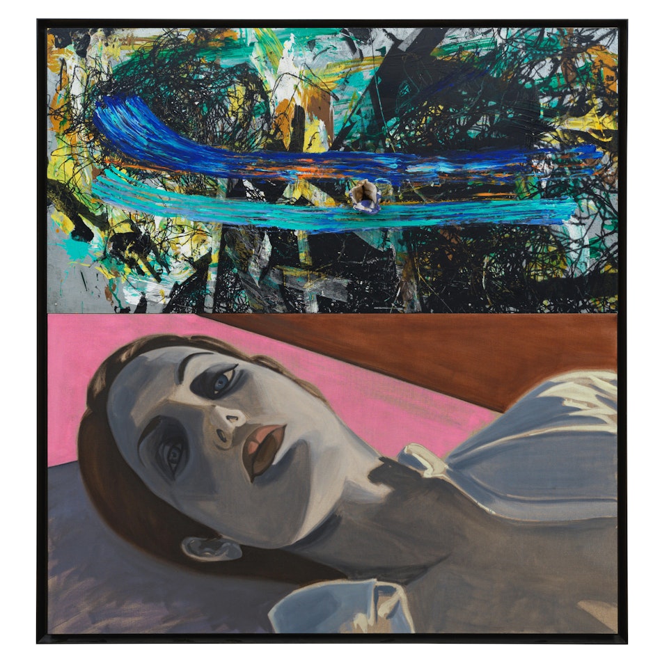 Pink Field by David Salle
