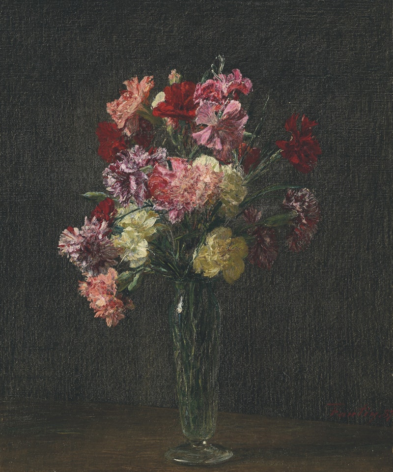 Œillets by Henri Fantin-Latour