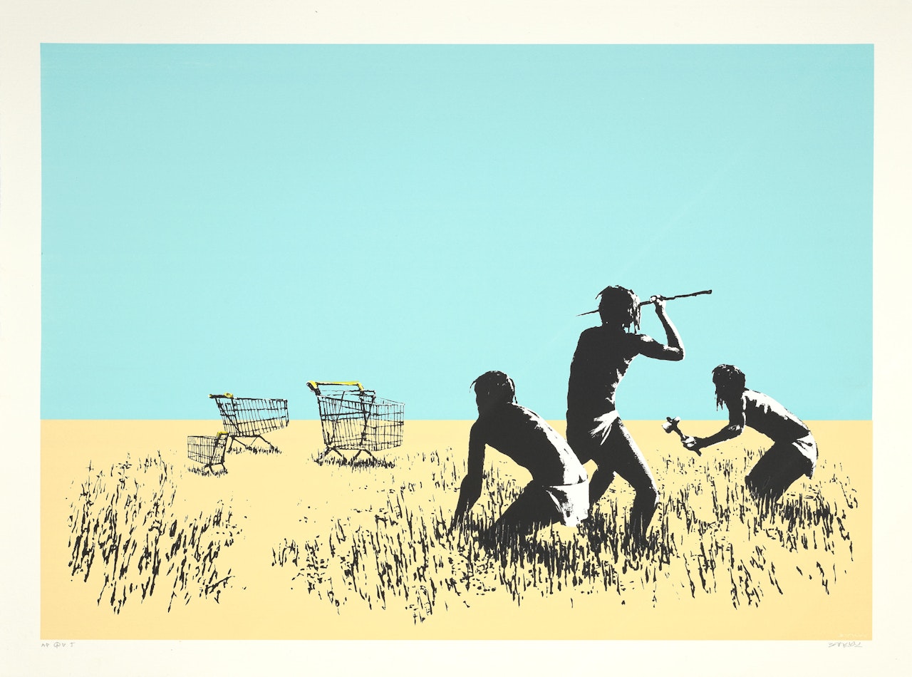 Trolleys (Colour) AP by Banksy