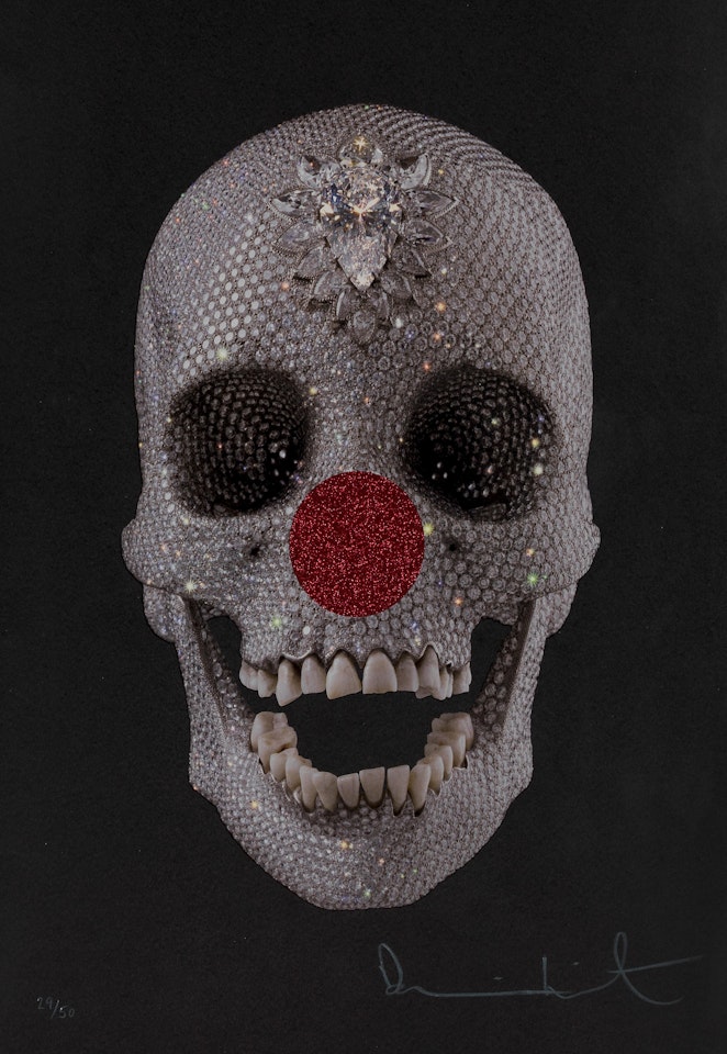For the Love of Comic Relief by Damien Hirst