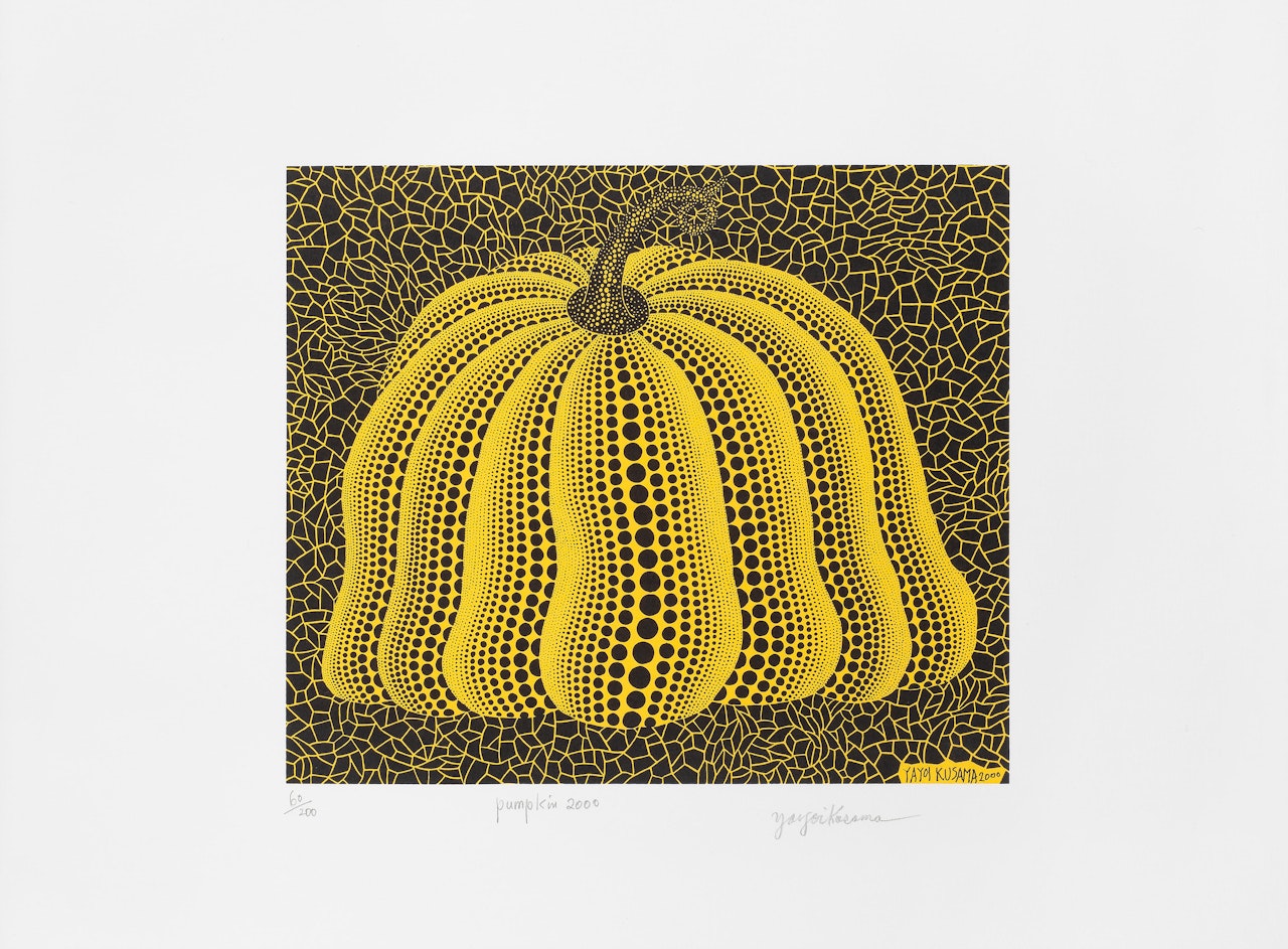 Pumpkin 2000 (Yellow) (Kusama 298) by Yayoi Kusama