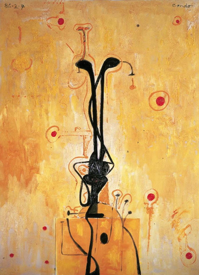 Yellow fields of Yellow by George Condo