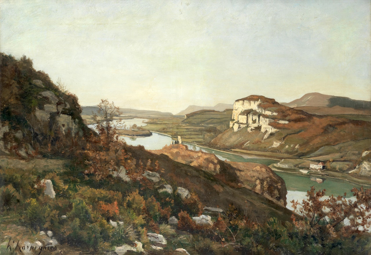 Bord de Meuse by Henri Harpignies