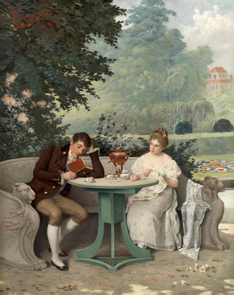 A shared moment of peace by Alois Heinrich Priechenfried
