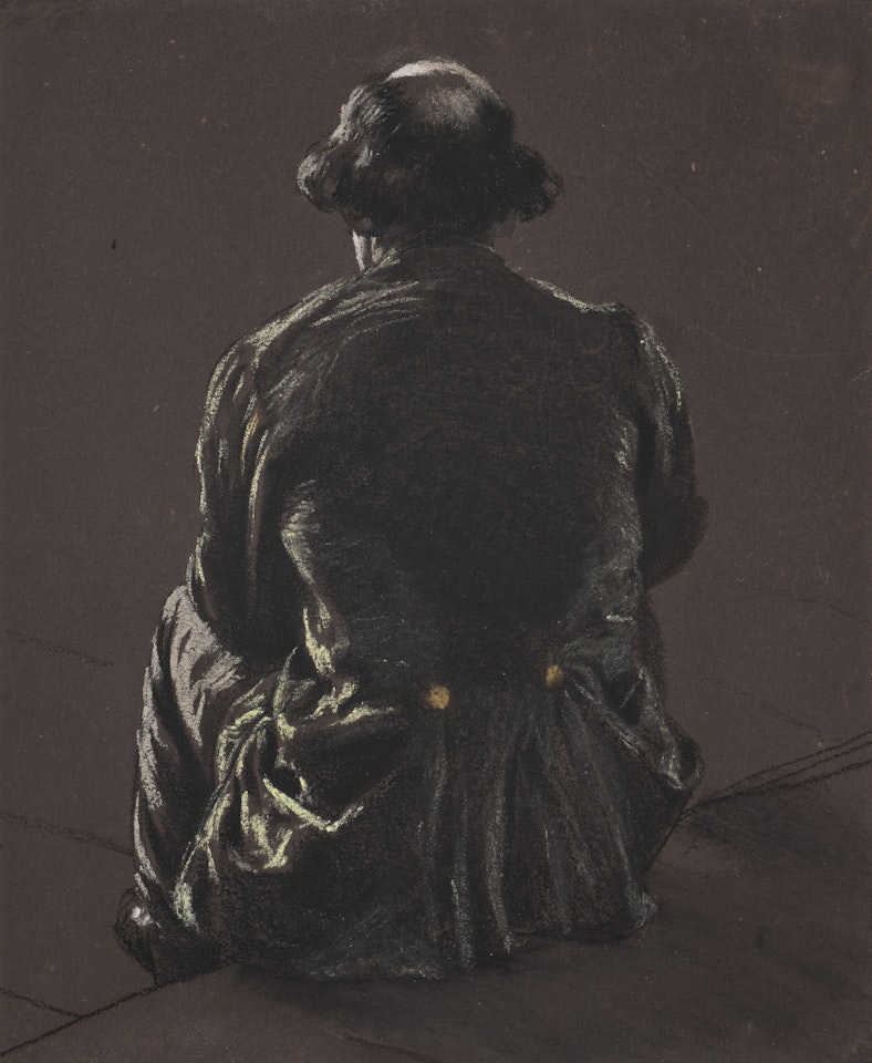 Figurenstudie by Adolph Menzel