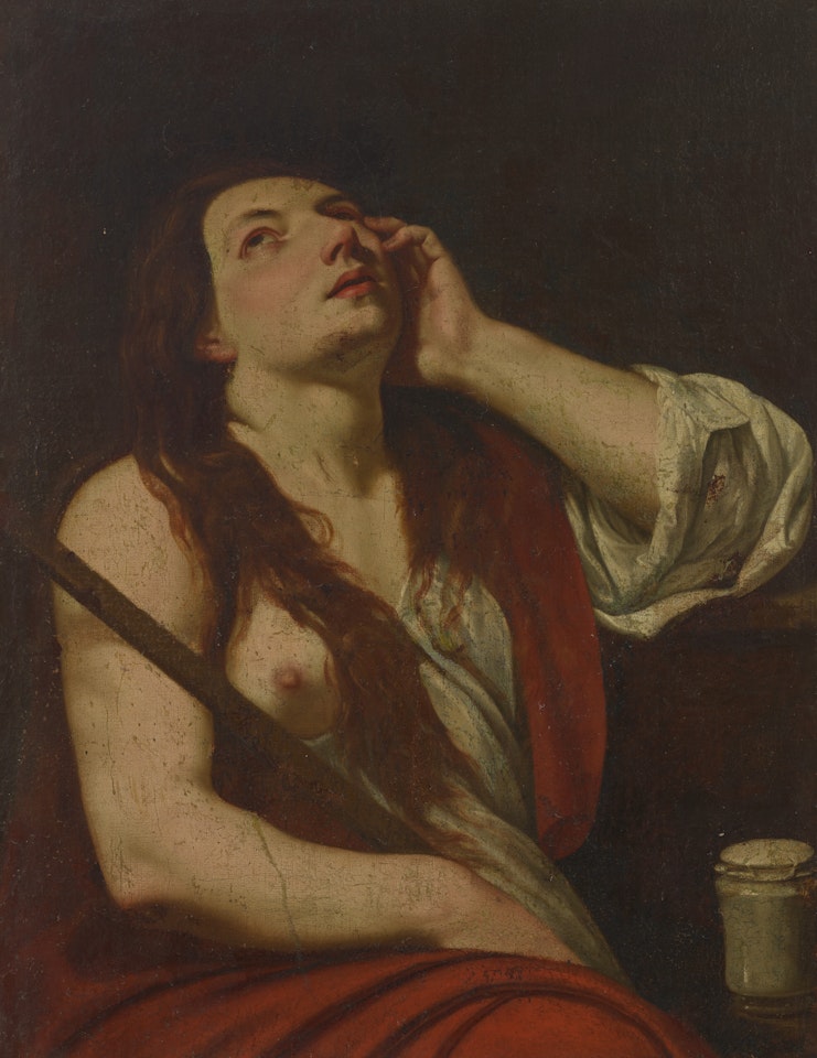 The Penitent Magdalene by Neapolitan School