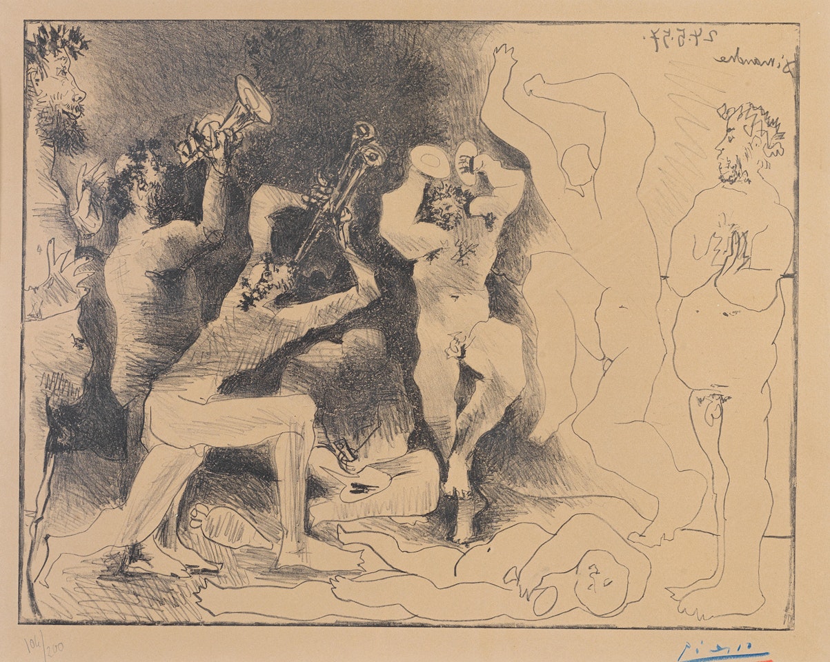 La Danse des Faunes by Pablo Picasso