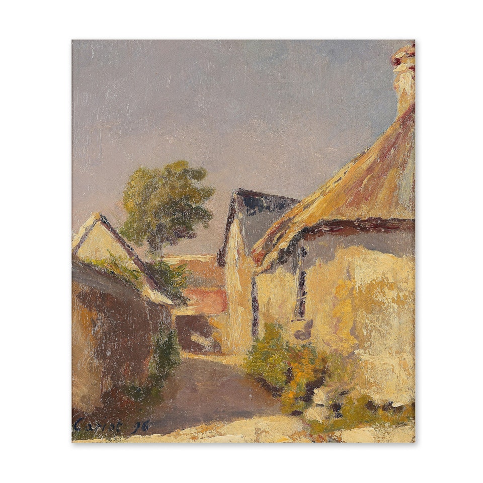 Couverture de chaume en Beauce by Gustave Cariot