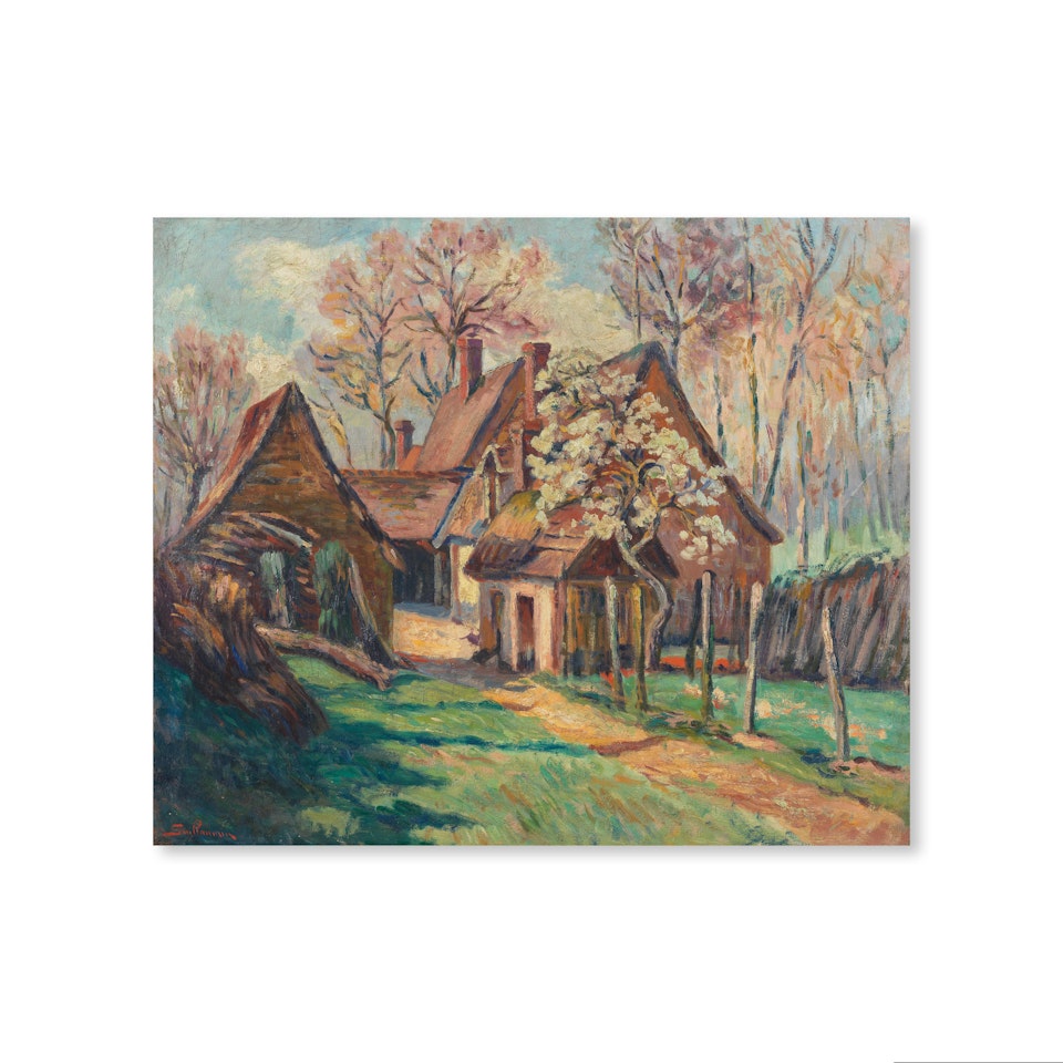 La Chaumière à Jouy by Armand Guillaumin