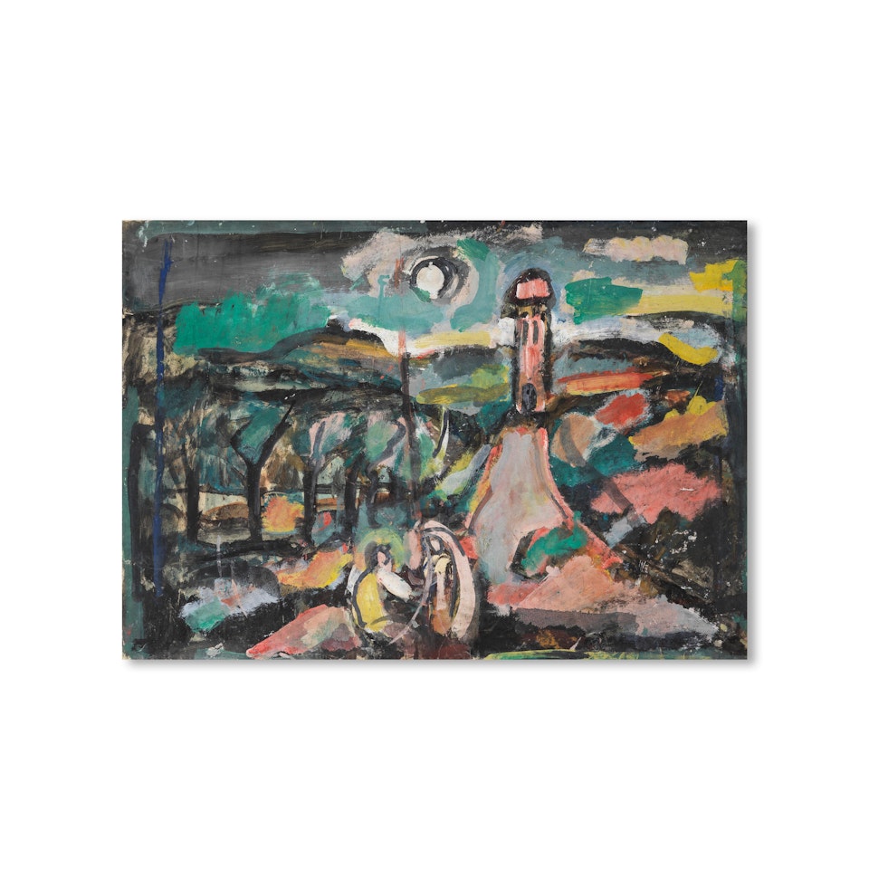 Paysage au bosquet by Georges Rouault