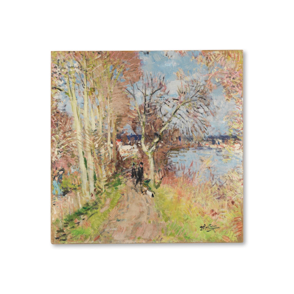 Les Promeneurs by Pierre Eugène Montezin