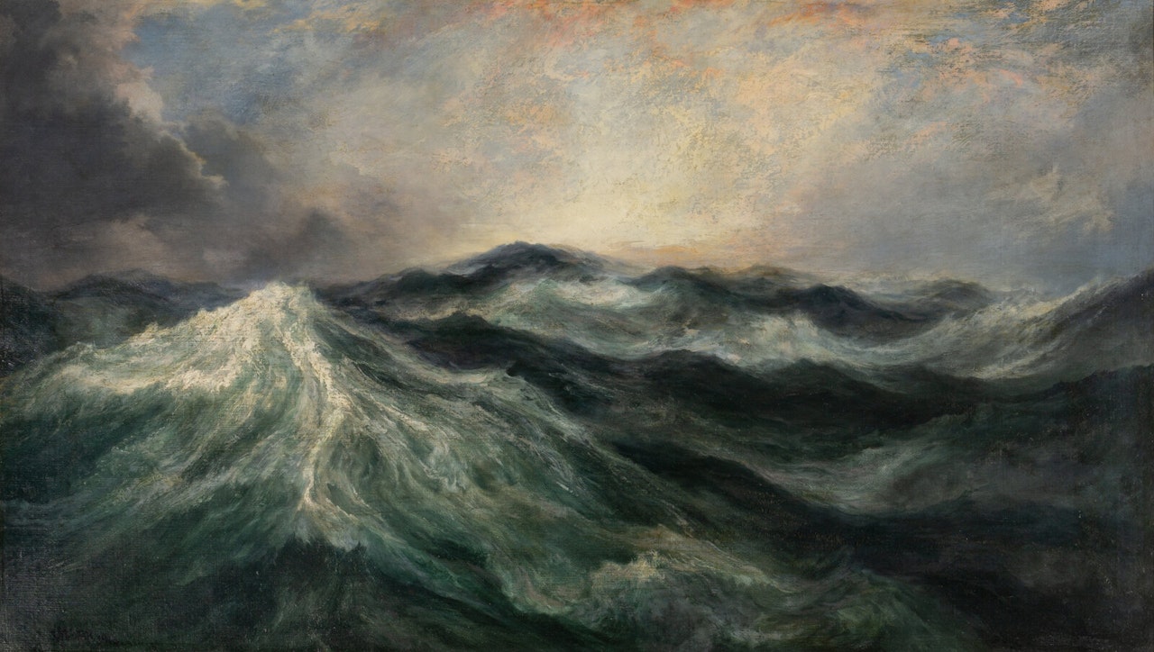Mid-Atlantic Seascape by Thomas Moran