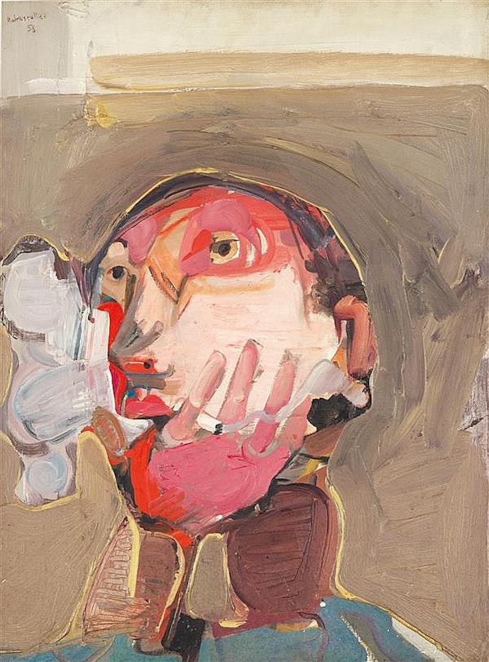 Fumeur; Fumeur by Paul Rebeyrolle