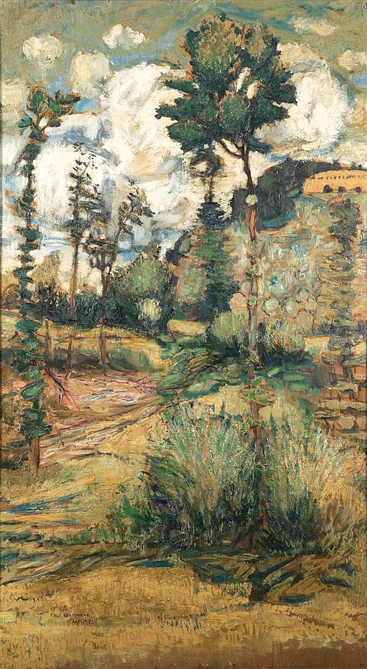 Summer landscape; Summer landscape by Paul Rebeyrolle