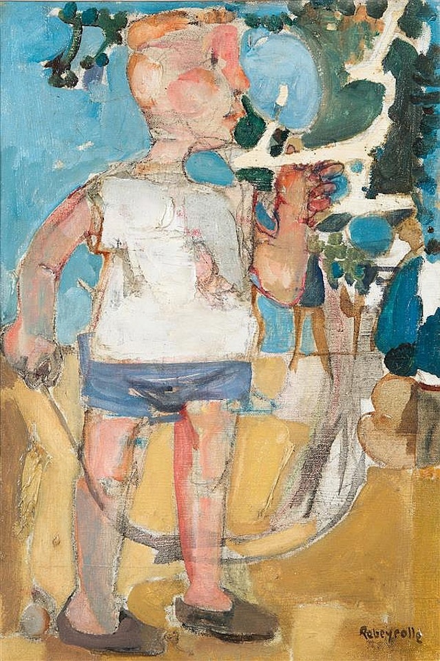 Enfant; Enfant by Paul Rebeyrolle