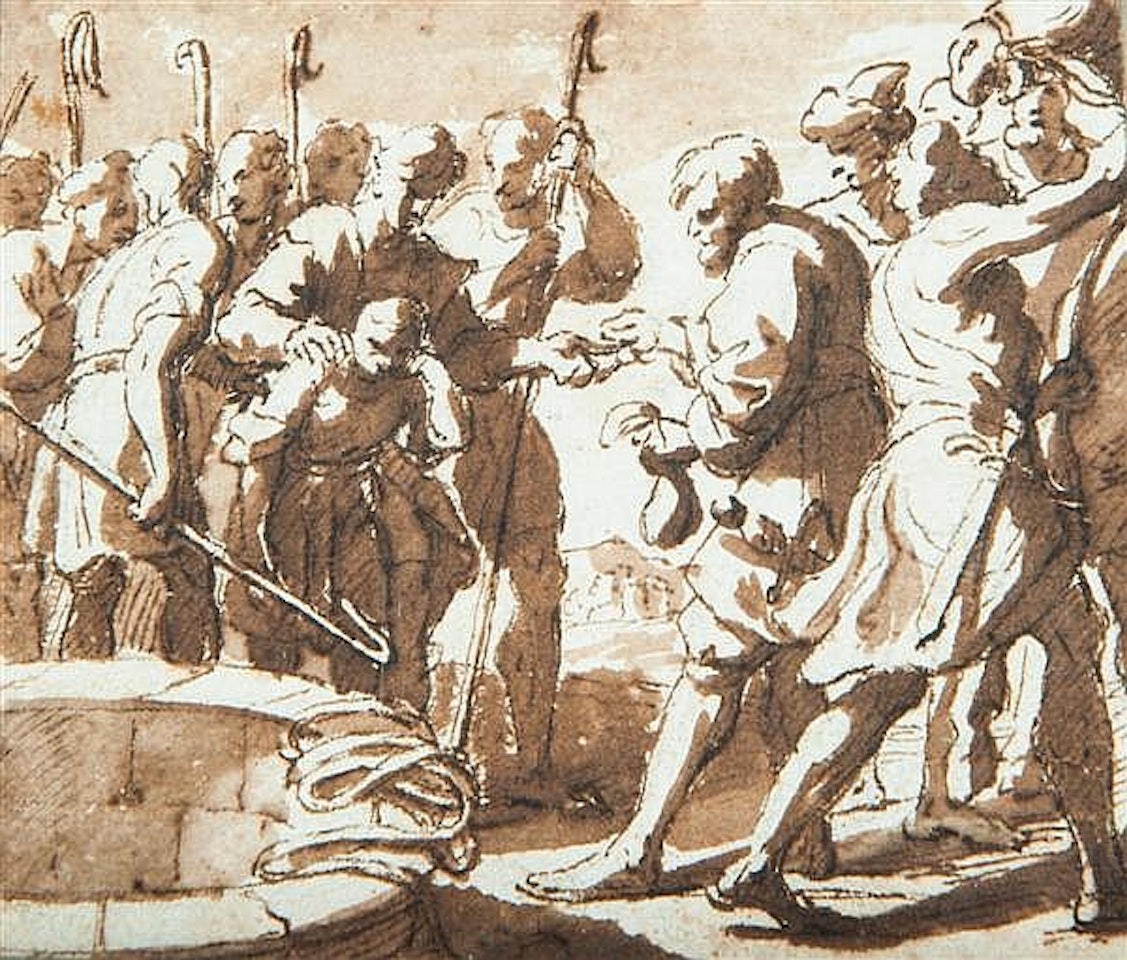 Joseph sold by his brothers by Neapolitan School