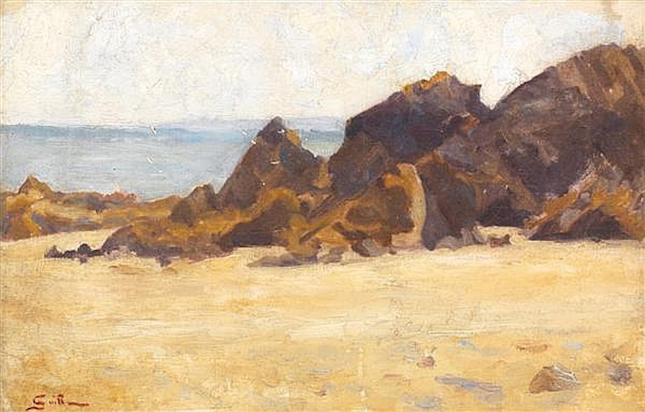 Seaside at Saint Palais by Armand Guillaumin