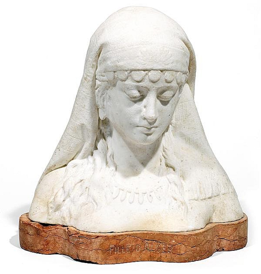 "FILLE D"ALGER" "YOUNG ALGERIAN GIRL" by Louis-Ernest Barrias