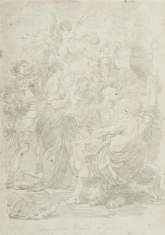Madonna and Child after Rubens by Jean-Honoré Fragonard